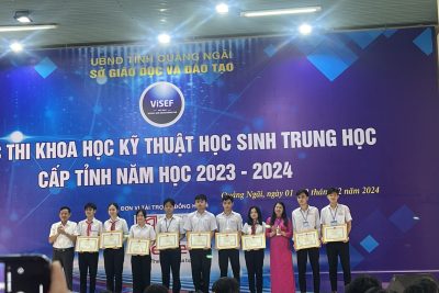 Kết quả kỳ thi Khoa học kỹ thuật cấp Tỉnh năm học 2023-2024